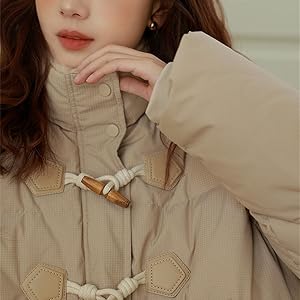 Amazon | [ZHONGJUE] ダウンジャケット レディース