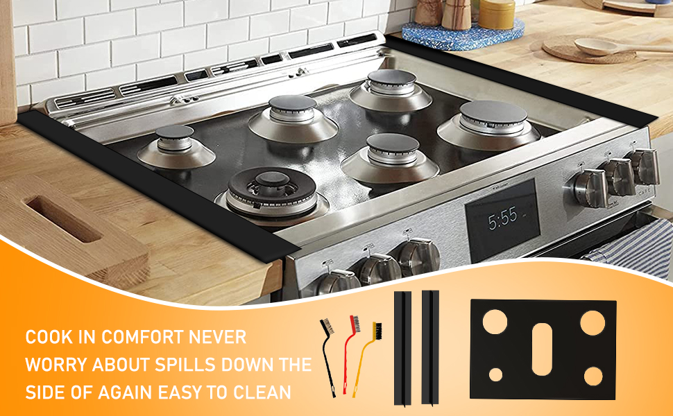 Stove Cover Gas Stove Top Burner Covers Protectors for Samsung Gas Range Stove Mat