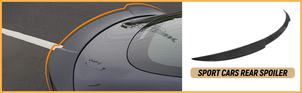 Spoiler Wing for 2017-2023 Tesla Model 3 Rear Trunk Lid Wing Spoiler