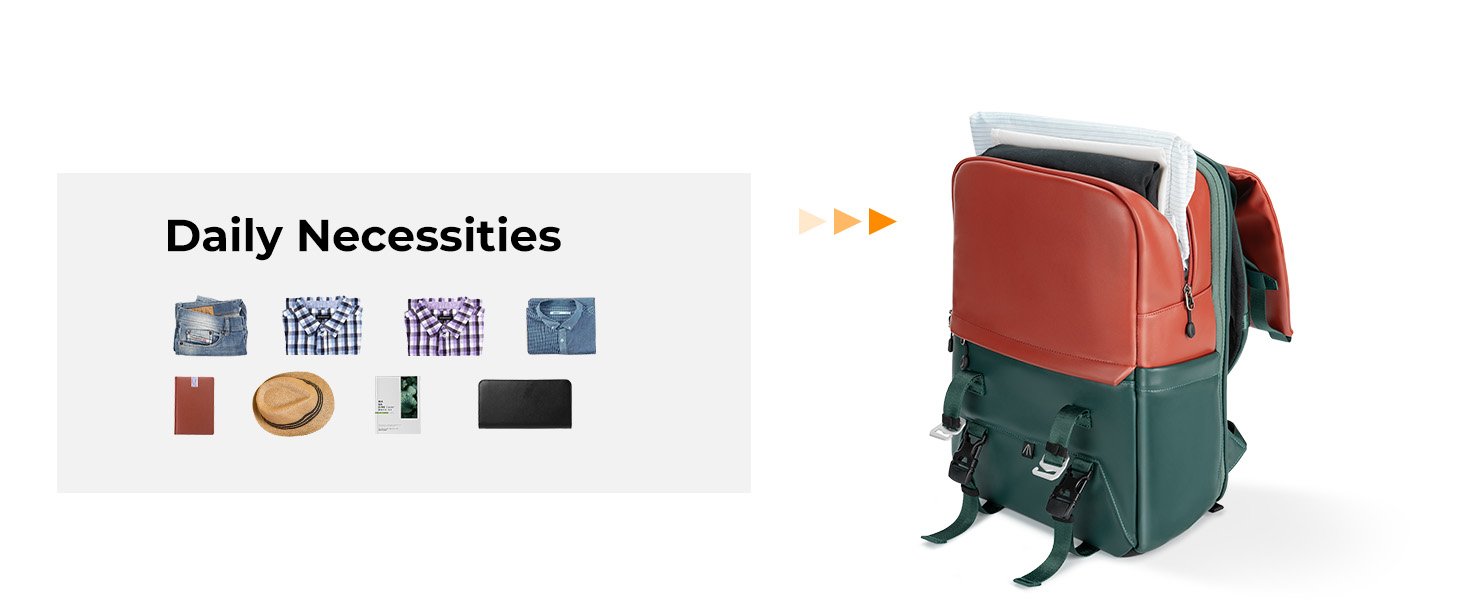 Black camera backpack