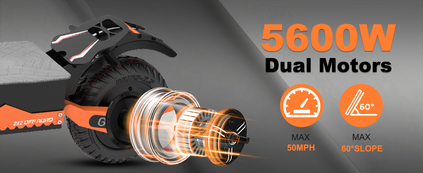 Dual Motors 5600W