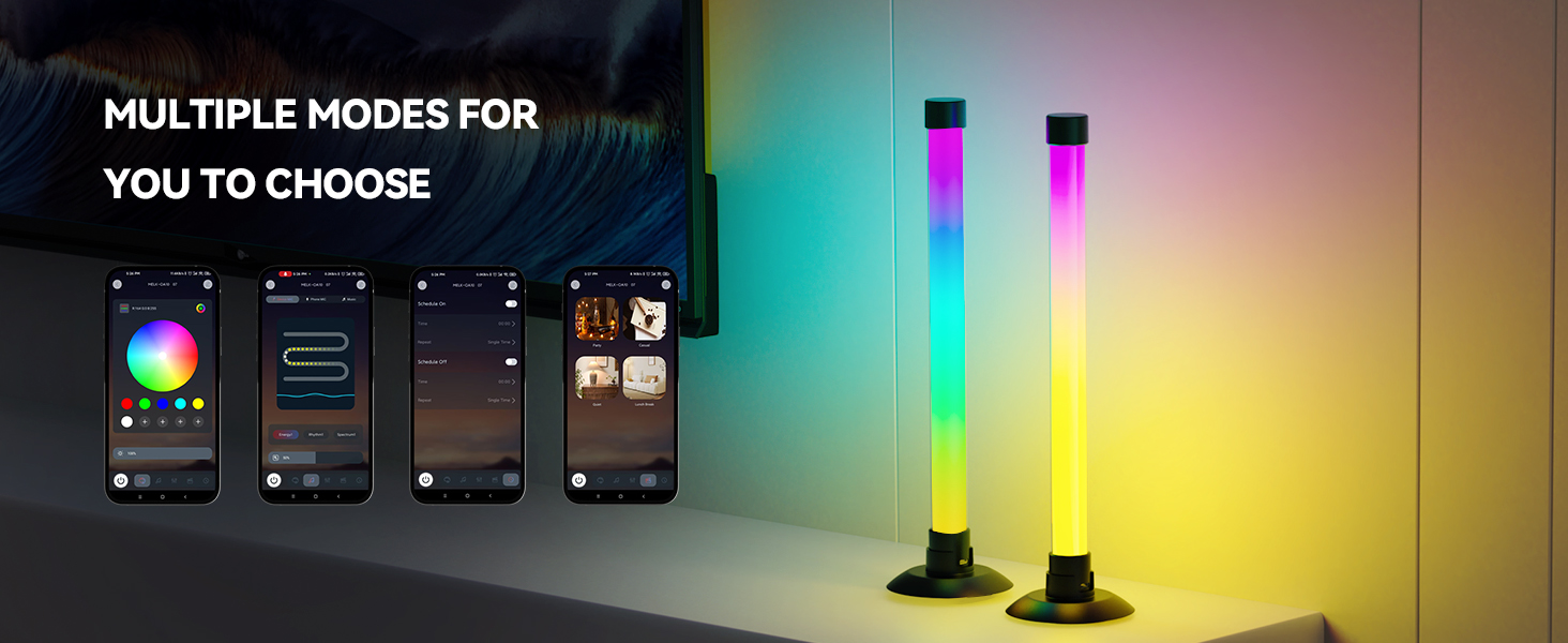 tv lights with multiple modes