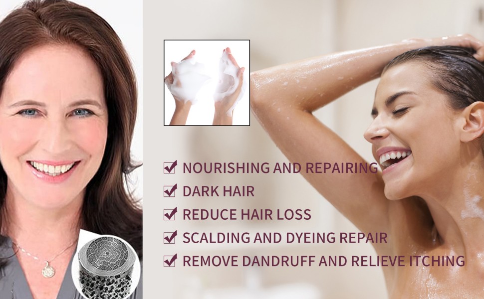 CRIVERY 2PCS Gray Hair Reverse Bar, Gray Hair Soap, EE