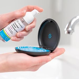 invisalign, cleaning foam, aligner cleaning