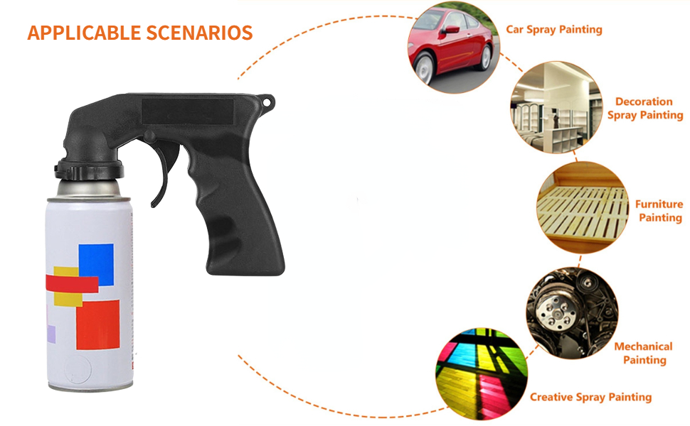 Paint Spray Can Trigger Gun,Can Gun Aerosol Spray, Can Aerosol Tool Spray Adaptor Aerosol Spray