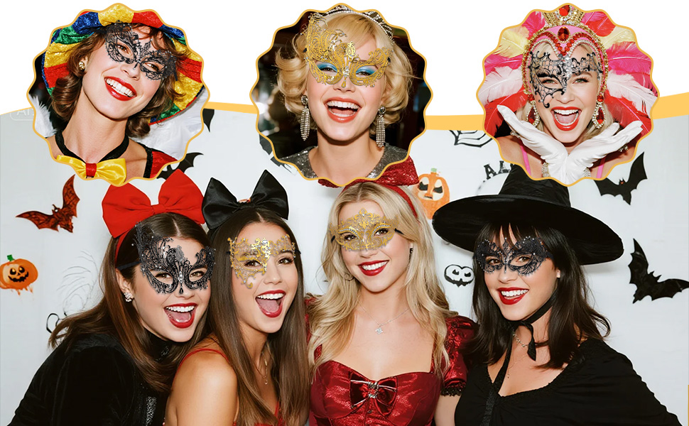 antifaz para fiestas elegante