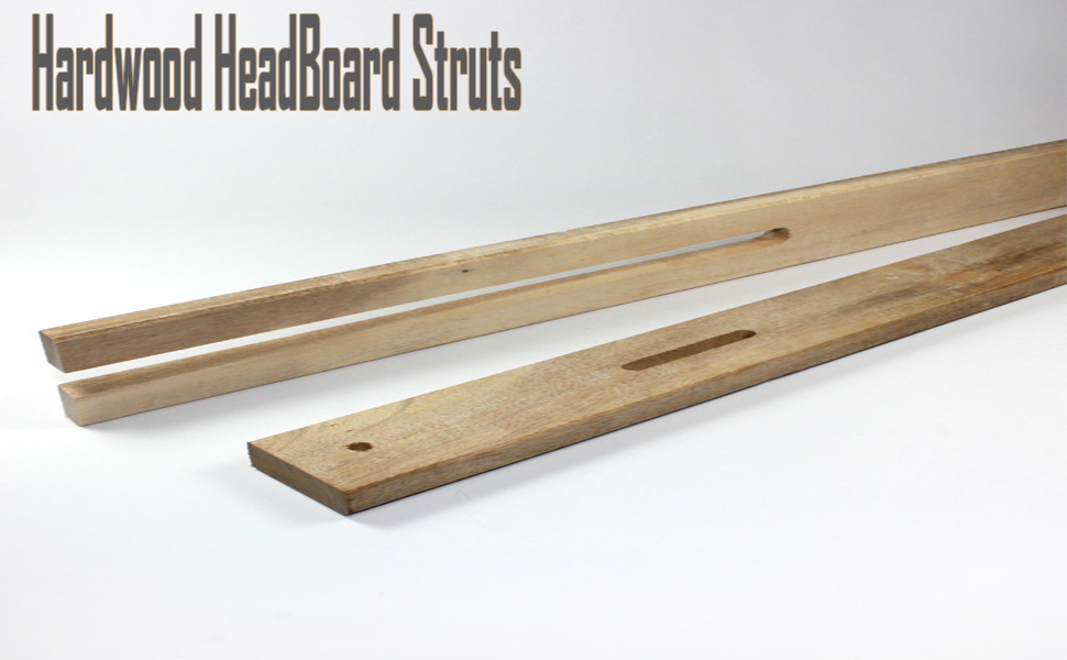 RTS Large Pair Of Headboard Struts Wood Legs Heavy Duty Wooden With Fittings Home Bedroom Living