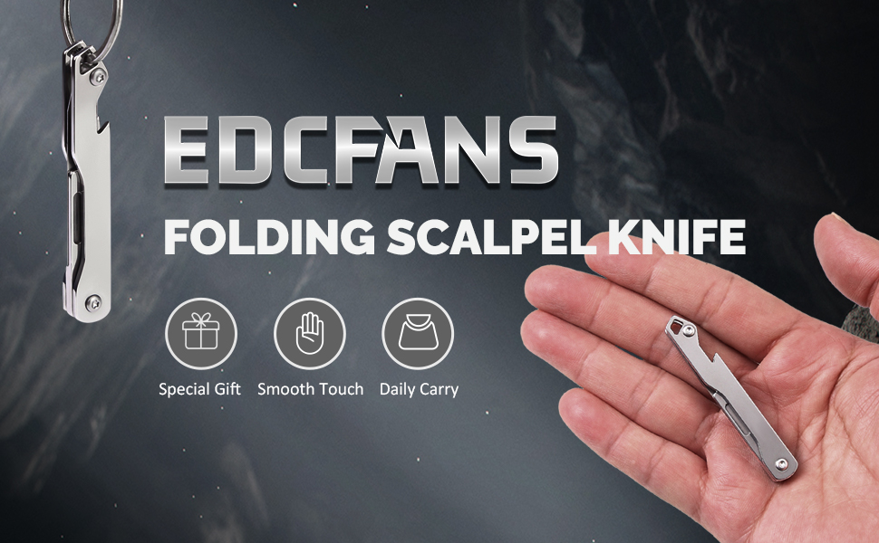 edcfans Pocket Knife For Men, Folding Scalpels Knife with