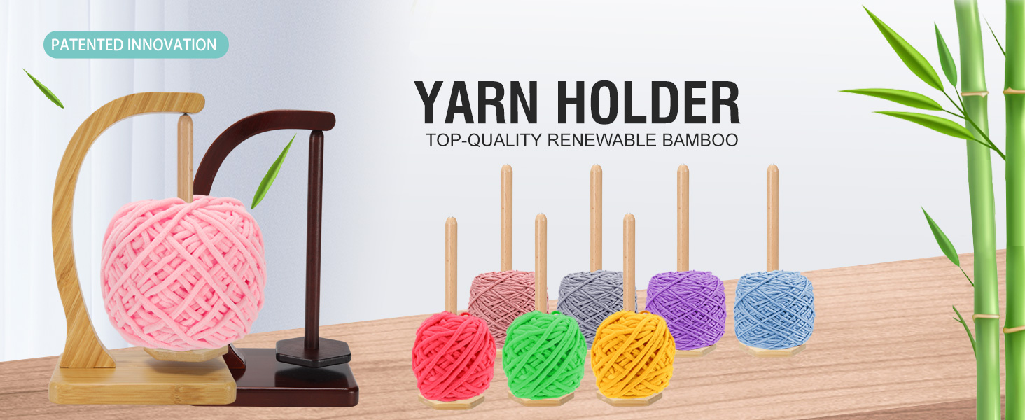yarn holder for crocheting