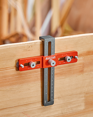 AUXTUR Cabinet Hardware Jig, Adjustable Cabinet Handle Template Tool ...