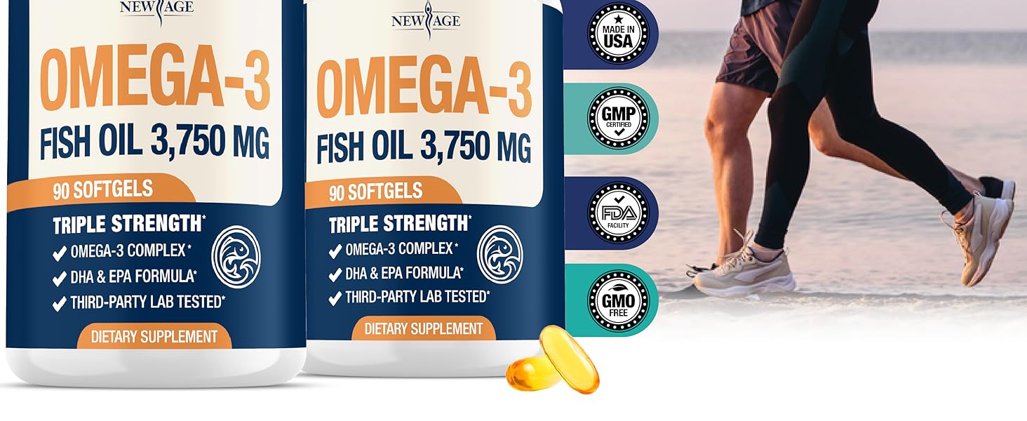 fish oil wellness ache muscle coginitive health joints omega 3750 mg