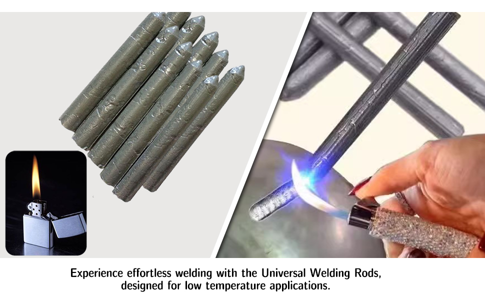 SAMIQU Universal Welding Rods,Low Temperature Flux Core Welding Rods