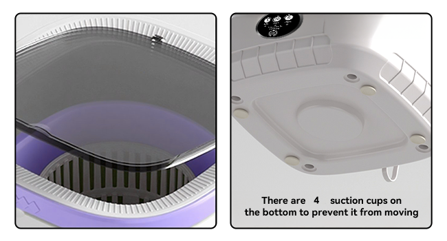 Portable Washing Machine,16L Small Washer with Spin Drainage Basket, 3 Modes Deep Cleaning Suitable for Underwear, Socks, Baby Clothes, Foldable Design Ideal for Apartments, Hotels, RV 26 Portable Washing Machine