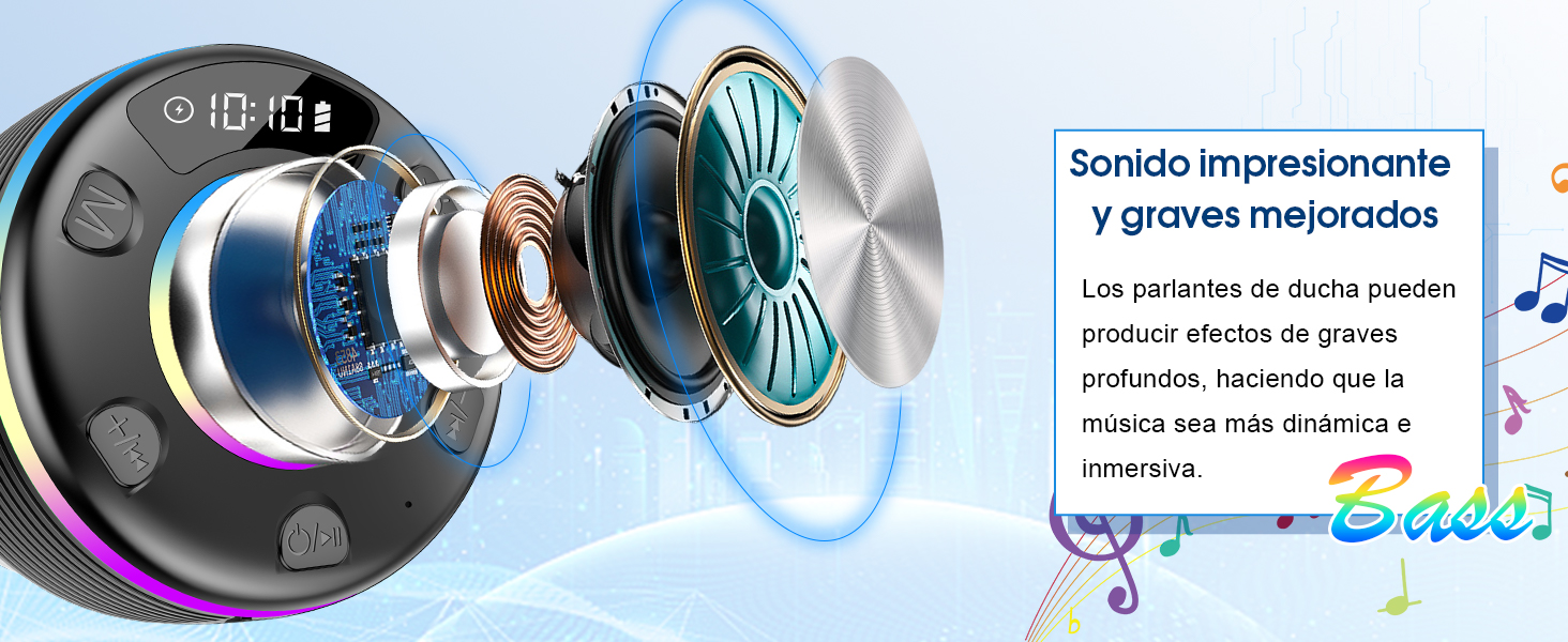 altavoz bluetooth potente altavoces inalambrico portatil exterior speaker ducha