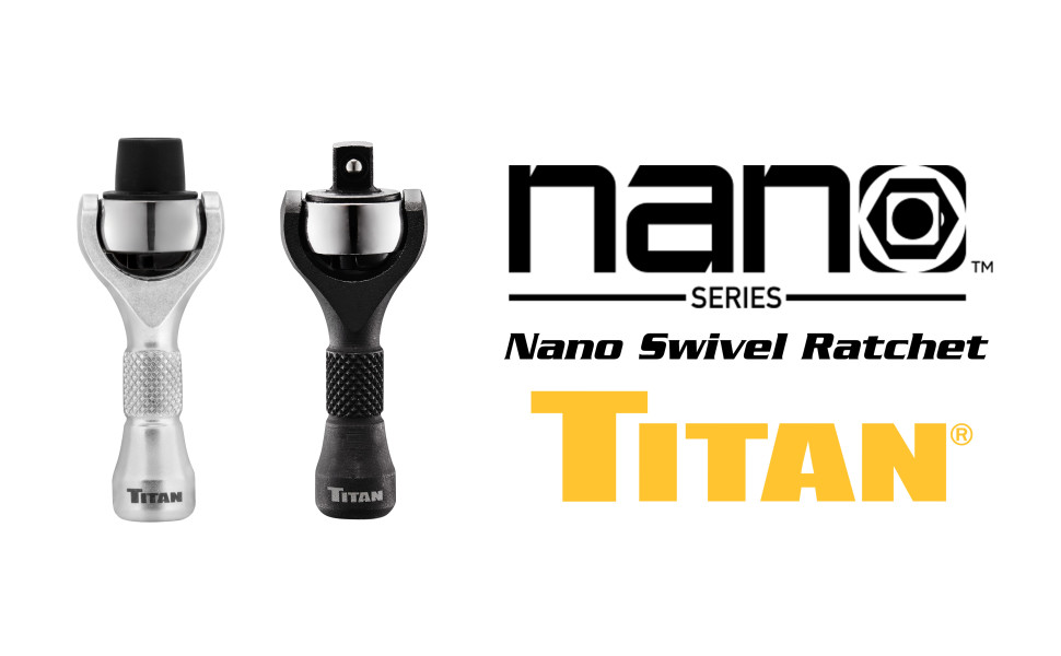 Titan 11330 1/4-Inch Drive x 2-1/4-Inch 90-Tooth Swivel Head