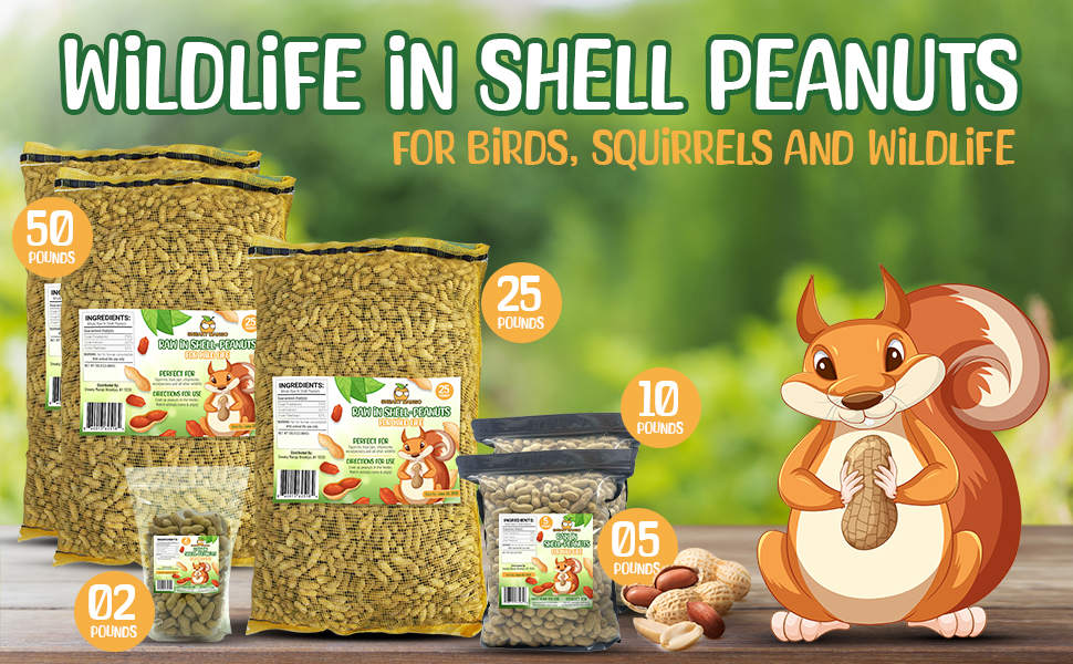 Peanuts for squirrels 