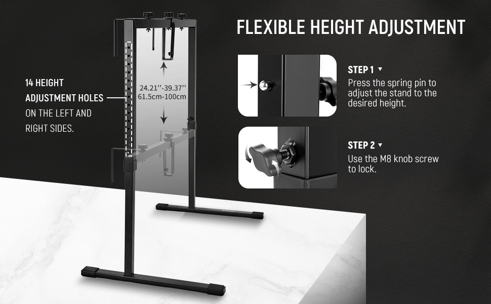NEEWER Overhead Camera Mount Rig for Top Down Shots, Heavy Duty Steel Tabletop Mount Stand Multi