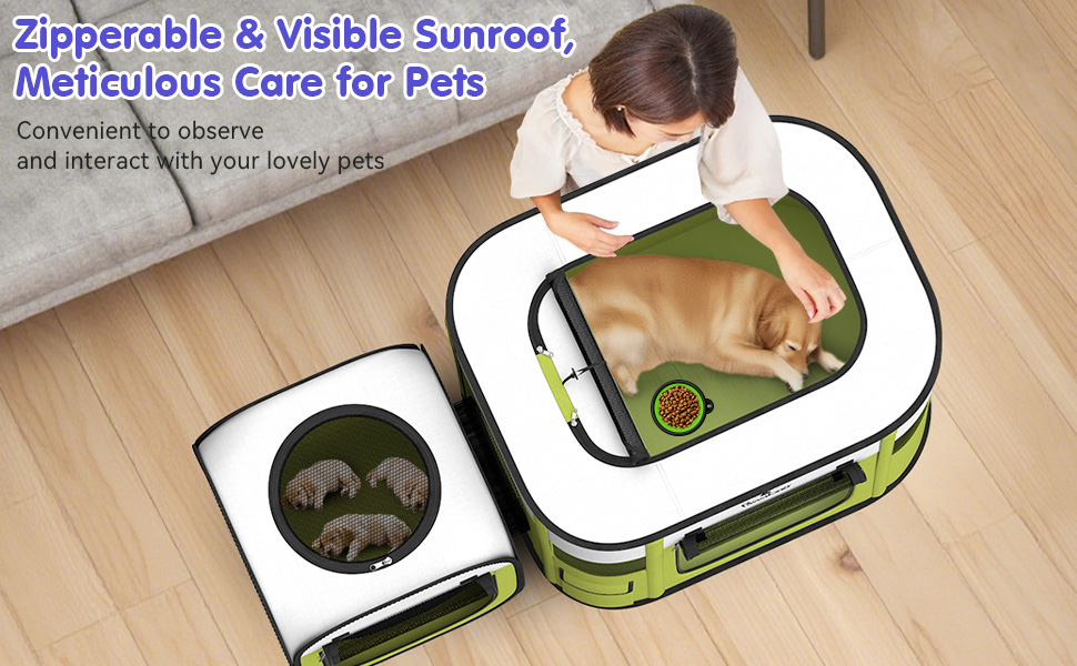 pet tent for indoor and outdoor travel