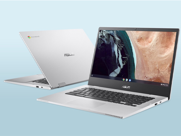 ASUS Chromebook 本体 シルバー Intel Core 128GB ASUS Lightweight Laptop Chromebook C424, 14.0