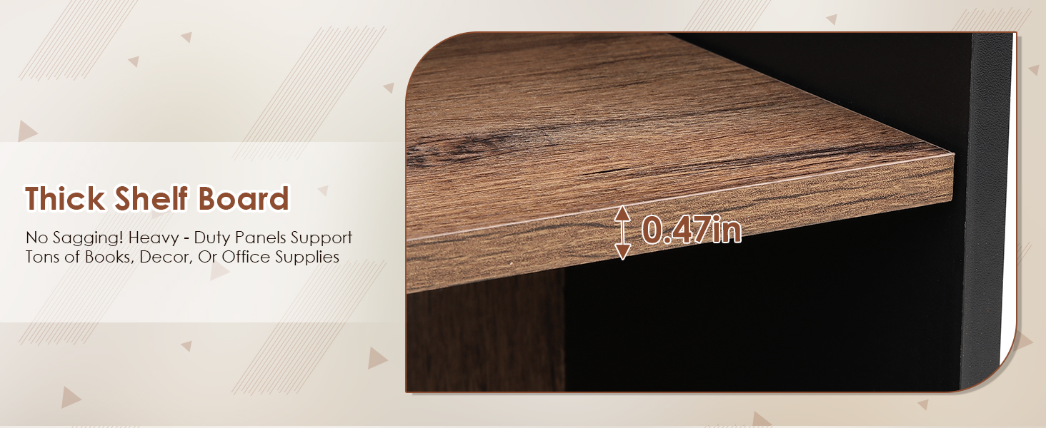 Triple Black and Brown CD Bookshelf