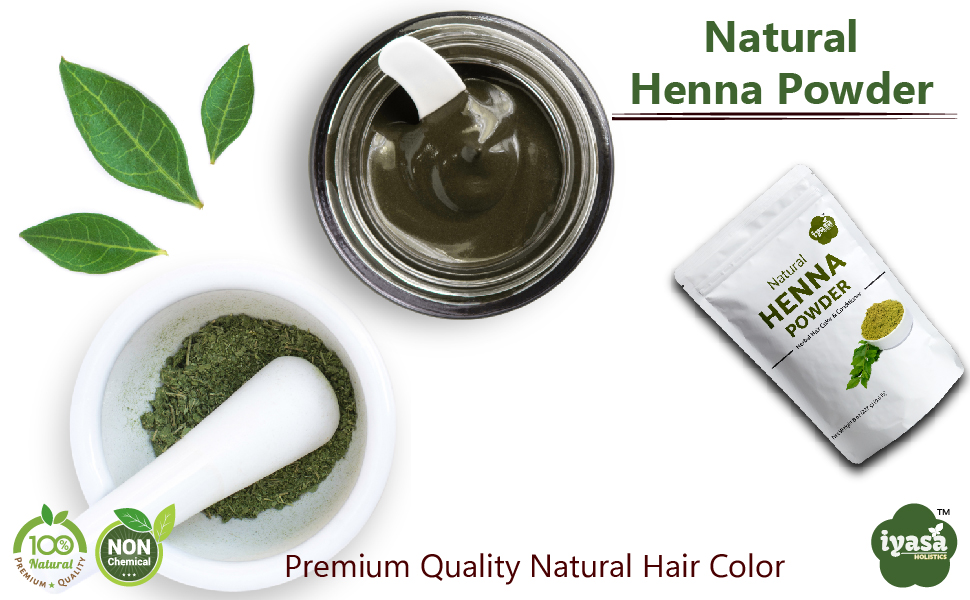 Natural Henna Powder, Lawsonia Inermis, Natural Hair Color