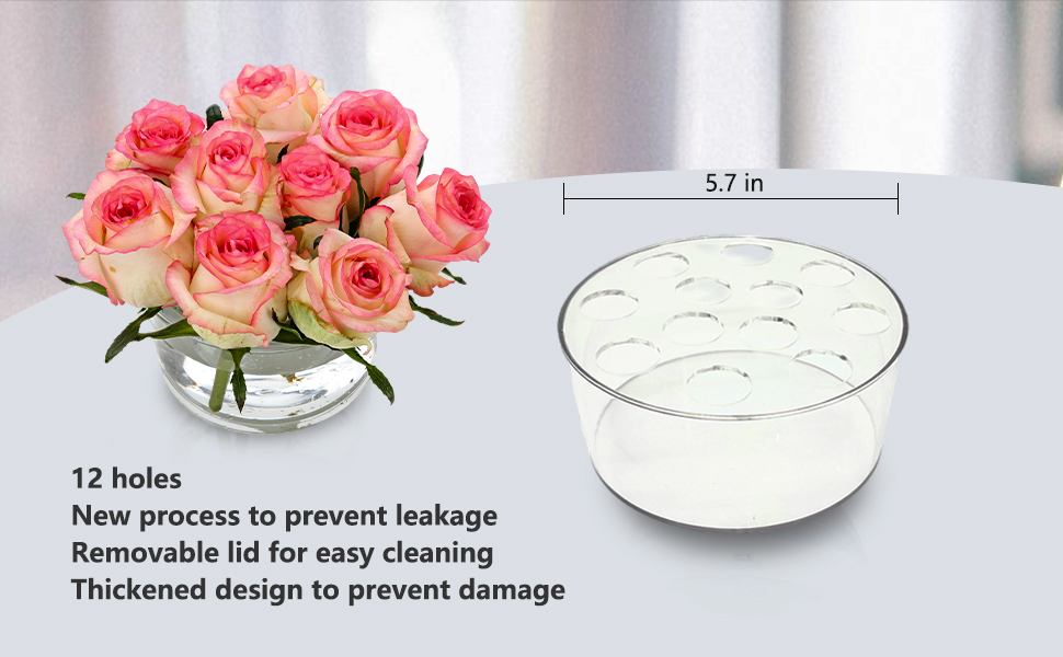4PCS Acrylic Flower Vase for Centerpiece... 11 round vases for centerpieces