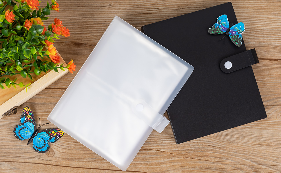 SIYOMG 3 x 5 Inch Index Card Holder, 2 Pack Clear Plastic Organizer Pouches Book