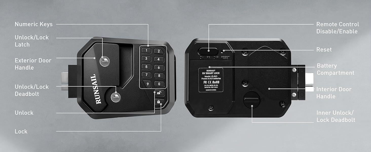 camper door lock