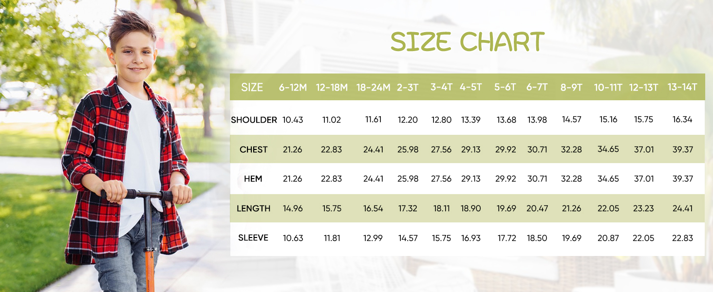 boys flannel shirts