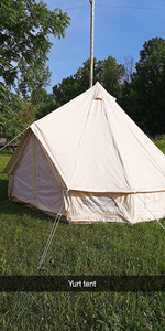 4m キャンバスベルテント