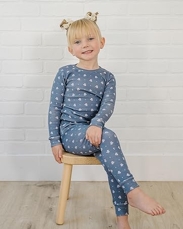 moimoln modal cotton graphics solid short toddler pajamas pjs baby girls boys unisex