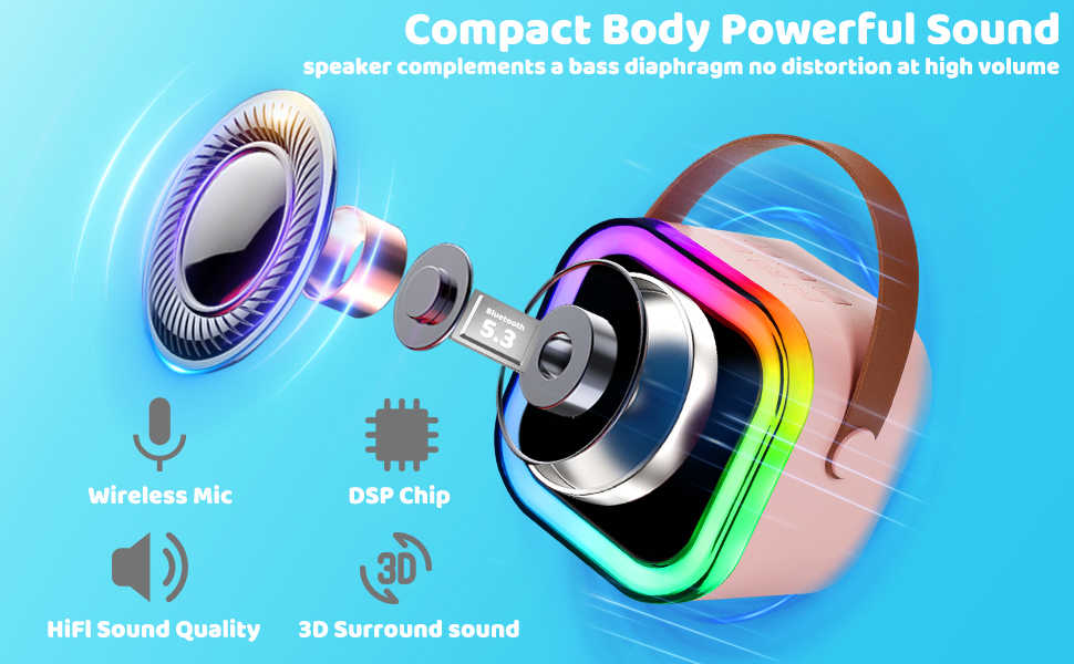 Karaoke Machine for Kids Adults