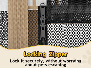 locking zipper