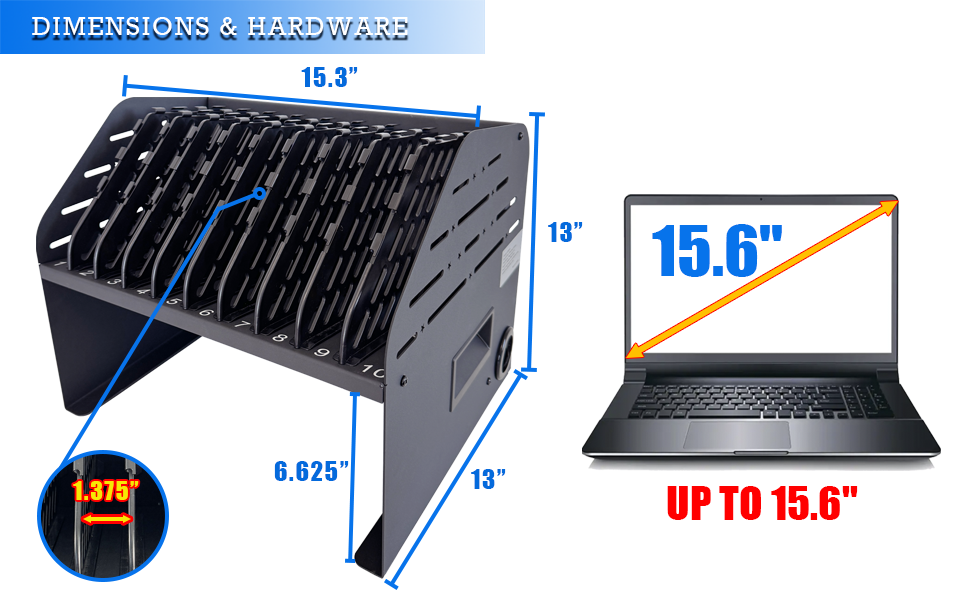 C10A-B Charging Station Charging Rack