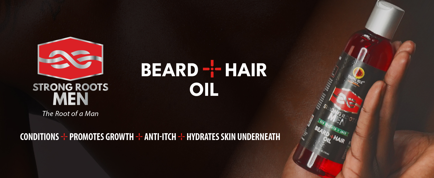 Strong Roots Men Beard + Hair Oil