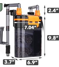Amazon.com : hygger Hang-On-Back Canister Aquarium Filter,No