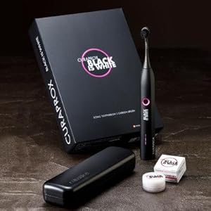 クラプロックス Blackiswhite 電動歯ブラシ本体＋粉歯磨き粉＋充電器 Amazon | クラプロックス ブラックisホワイト 電動歯ブラシ+粉