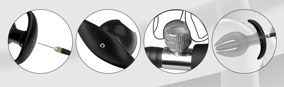 Opblaasbare anale plug