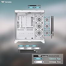 Amazon | Thermaltake CTE E550 TG Snow デュアルチャンバー設計 Amazon | Thermaltake CTE E550 TG Snow デュアルチャンバー設計