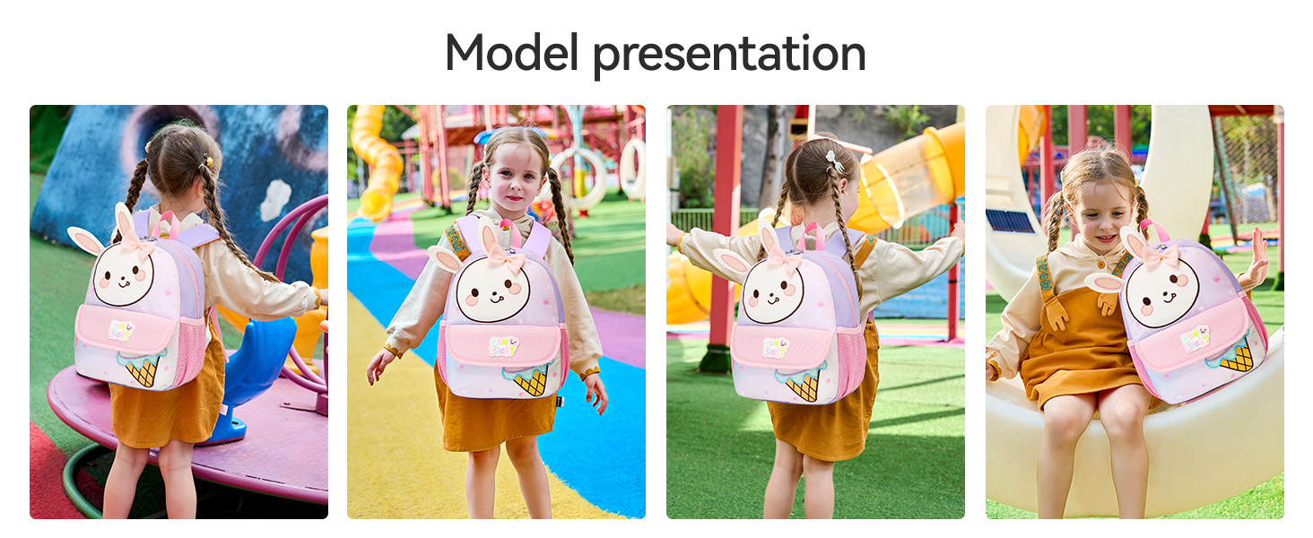 Reqinqin 3D Toddler Backpack