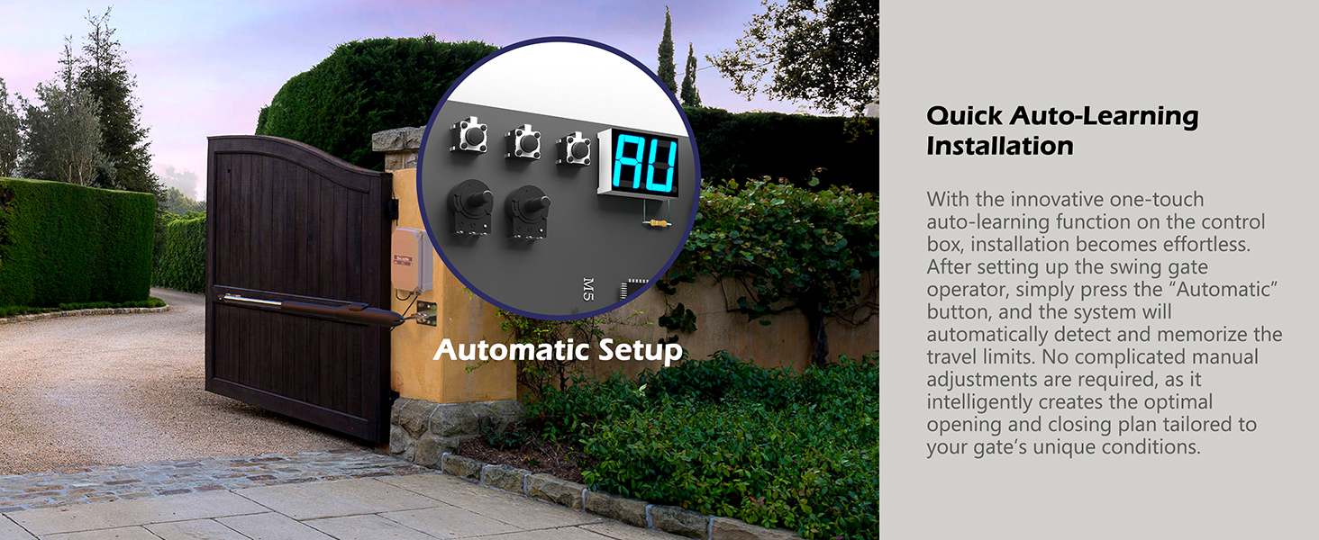 Intelligent PCB with One-Touch Learning – Auto-Adjusts Travel Limits, Hassle-Free Setup