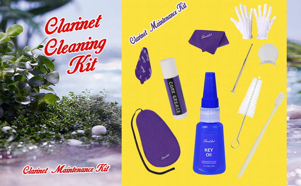 Cleaning Kit, and Saxophone Care Kit, Key