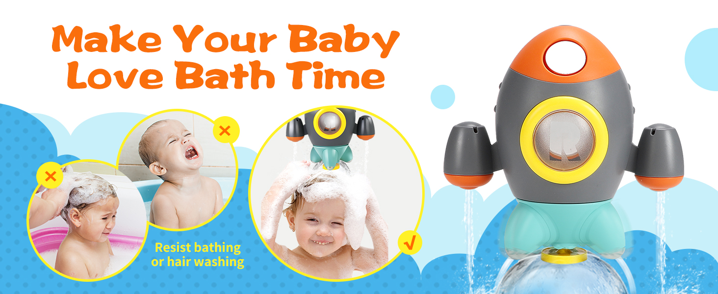 space bath toys bathtub toys