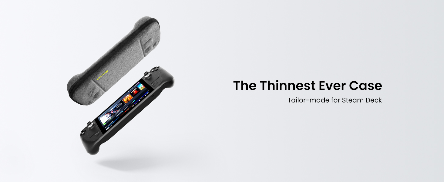 tomtoc Carrying Case Compatible with Steam Deck, Protective case, Hard Portable Travel Carrying