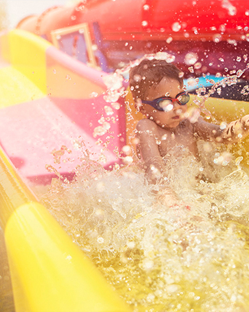 Pool Slide Water Tubing Kit, Inground Pool Slide Hose Kit, Sprayer