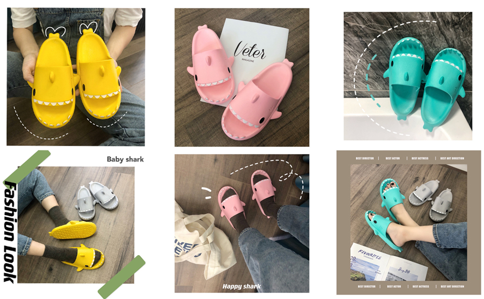 Limited edition Cloudy Shark Slides, Cloud Sharks, Trendy