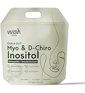 Wish Fusion Inositol PCOS Supplement Hormone Balance for Women | Myo Inositol D Chiro Inositol fo...