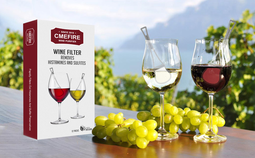 Wine Filters,Remove Sulfite and Histamine,Stick Purifier Alleviates