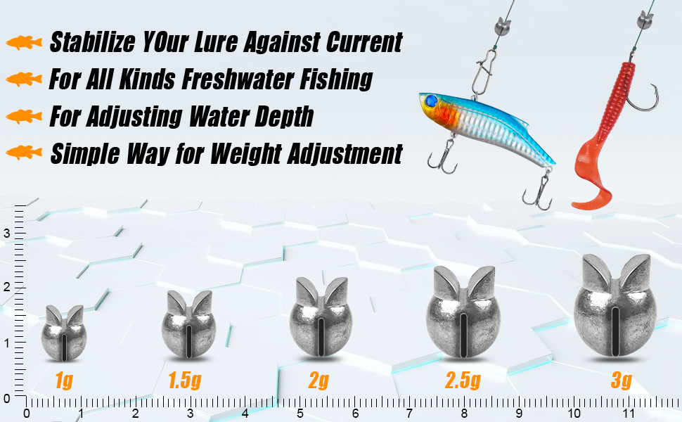 Split Shot Fishing Weights Sinkers,120pcs Removable Round Split Shot Sinkers Weight Clip On