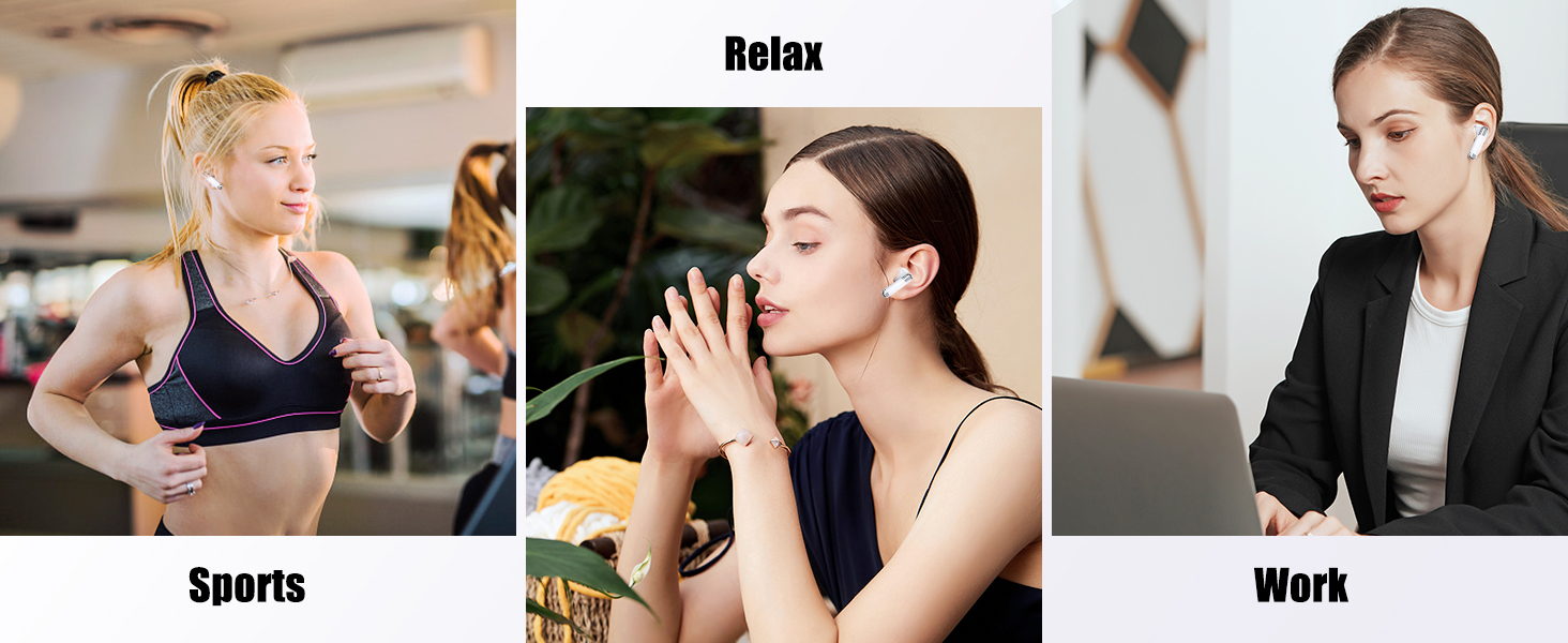 5.3 bluetooth headphones purple